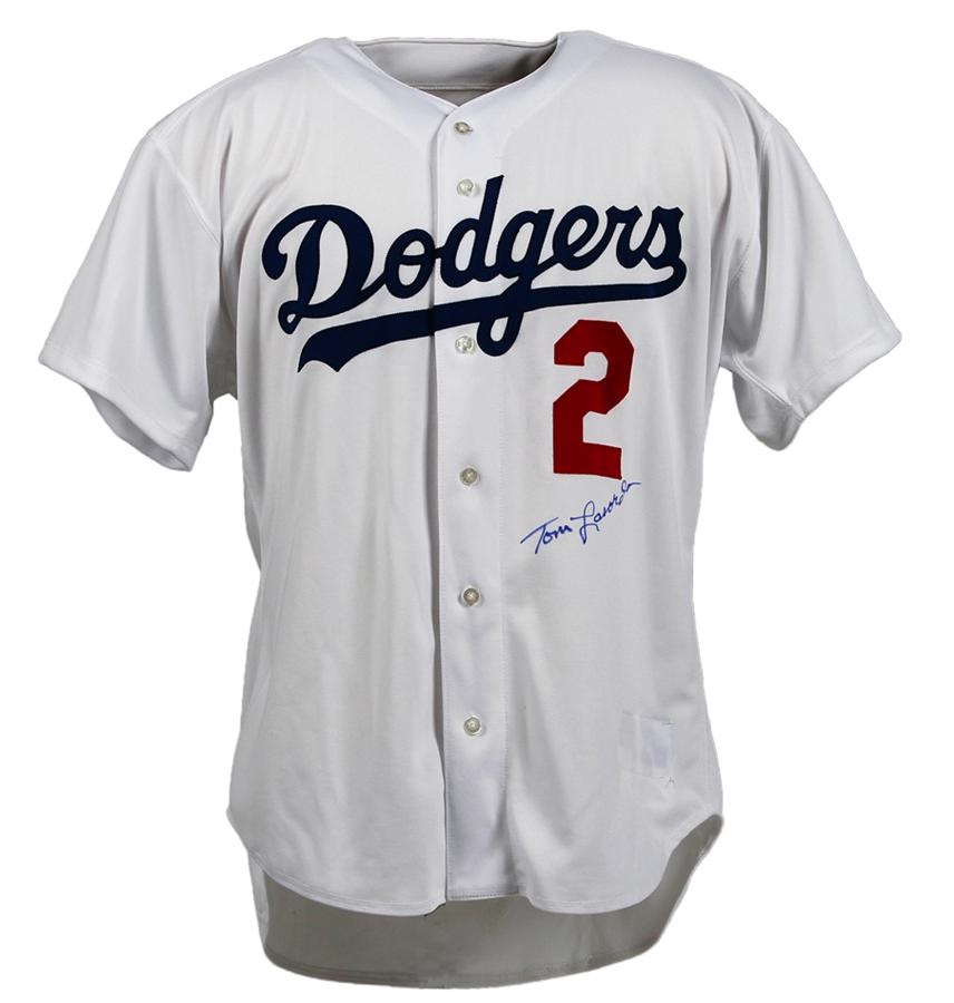 Baseball Equipment - 1998 Tommy Lasorda Los Angeles Dodgers Game Worn Jersey