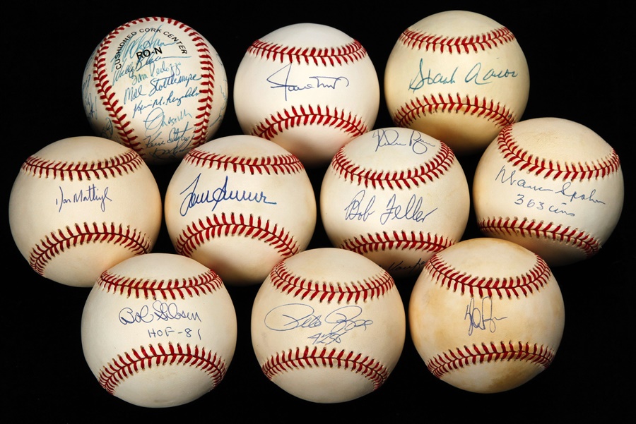 Baseball Autographs - Signed Baseball Collection(11)