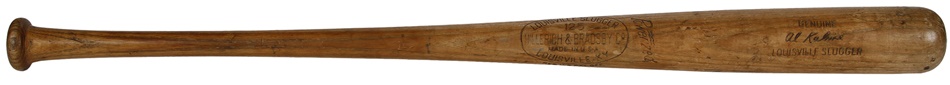 Baseball Equipment - Al Kaline 1950's Game Used Baseball Bat