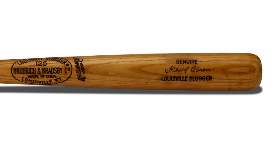 Baseball Equipment - 1973-75 Hank Aaron Game Used Bat