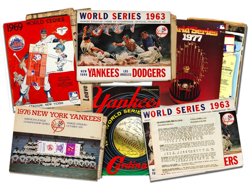 The Ike Kuhns Collection - Famous Game Baseball Programs