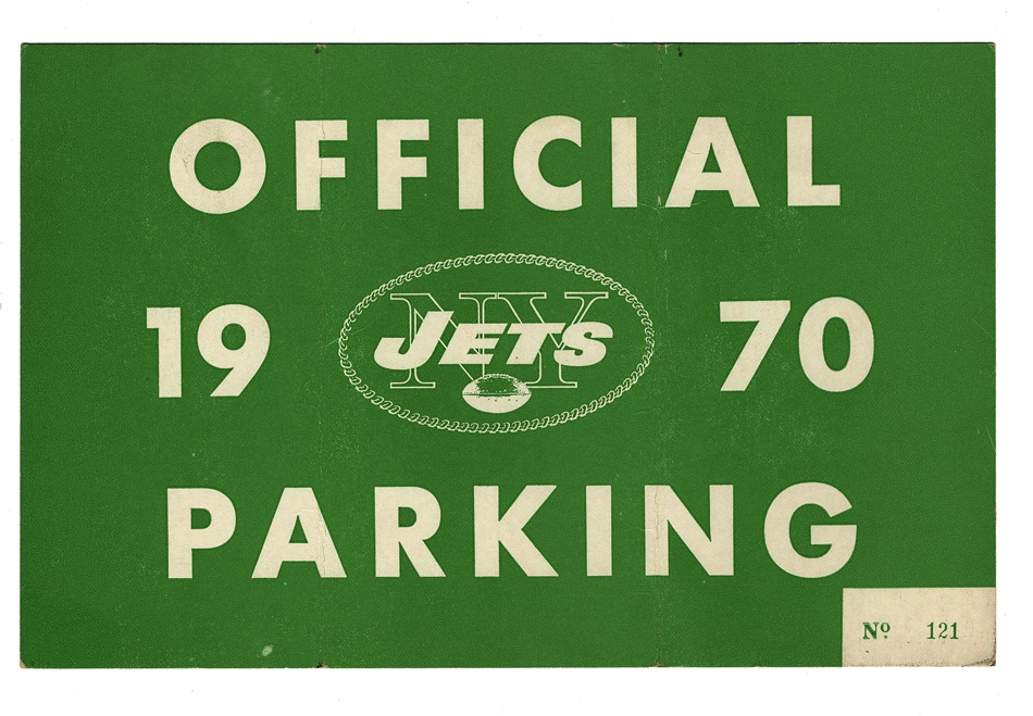 The Ike Kuhns Collection - 1960s-90s NY Jets Press Passes (47)