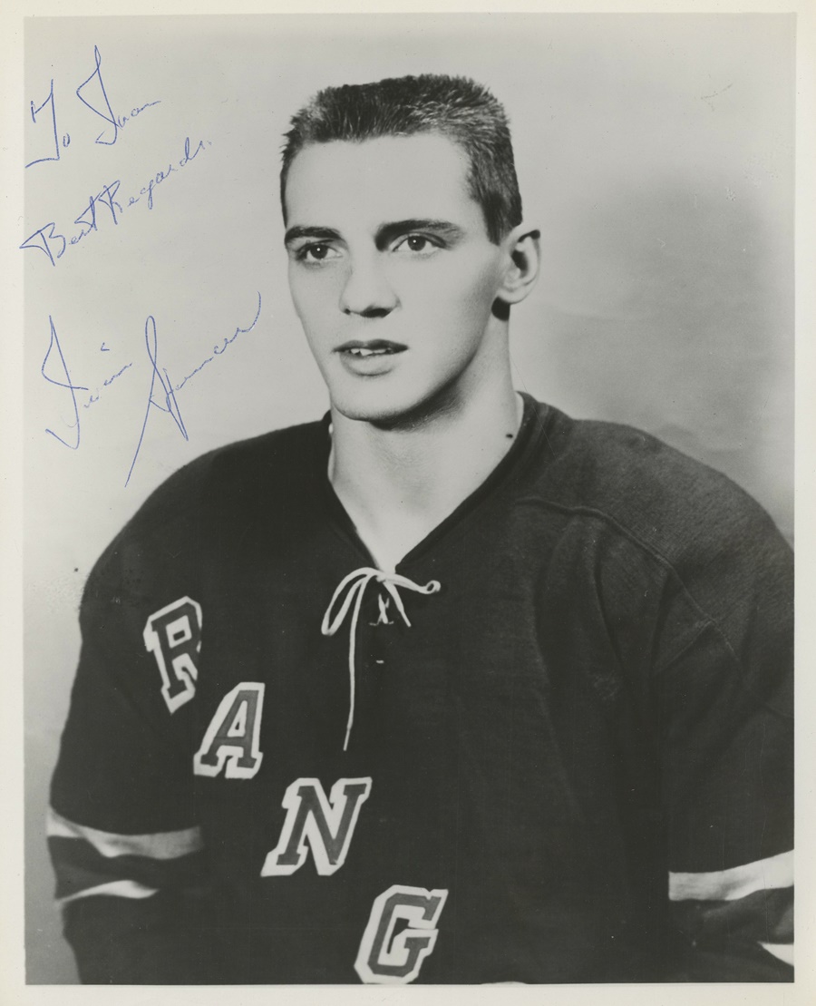 The Ike Kuhns Collection - 1962 NY Rangers Vintage Signed Photos (13)
