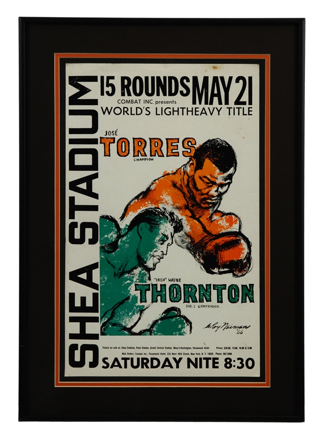 - Trio of Boxing Posters Including Ali, Frazier and Leroy Neiman (art)