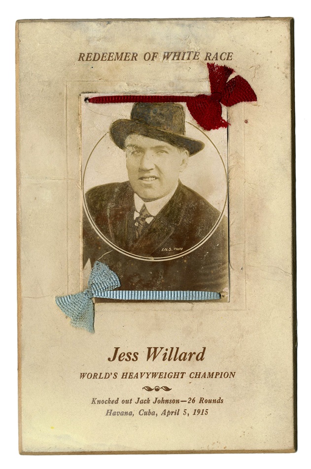 Jess Willard "Redeemer of White Race" Display