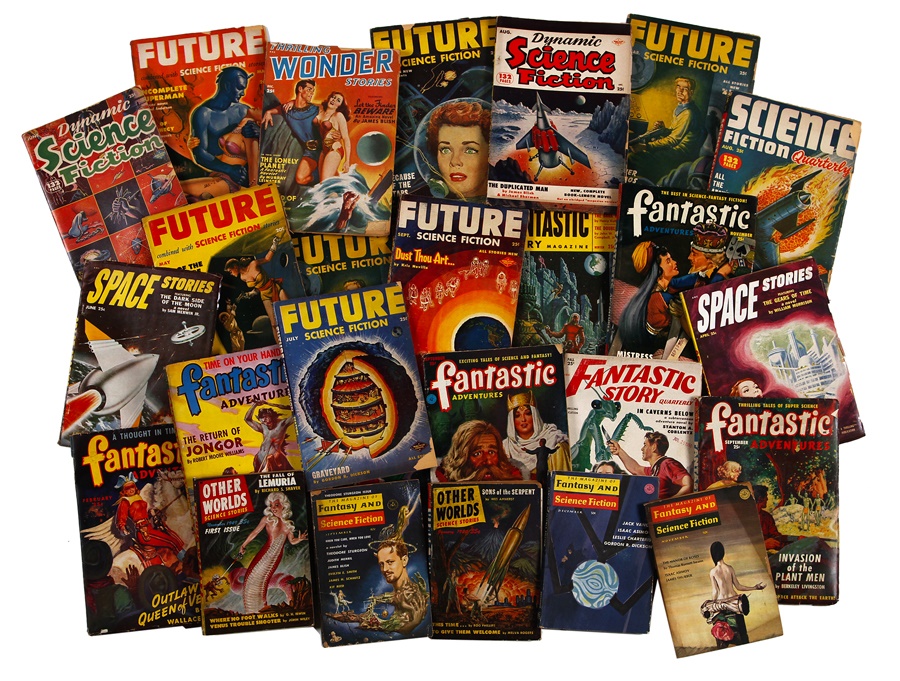 Rock And Pop Culture - Science Fiction Pulp Magazines (26)