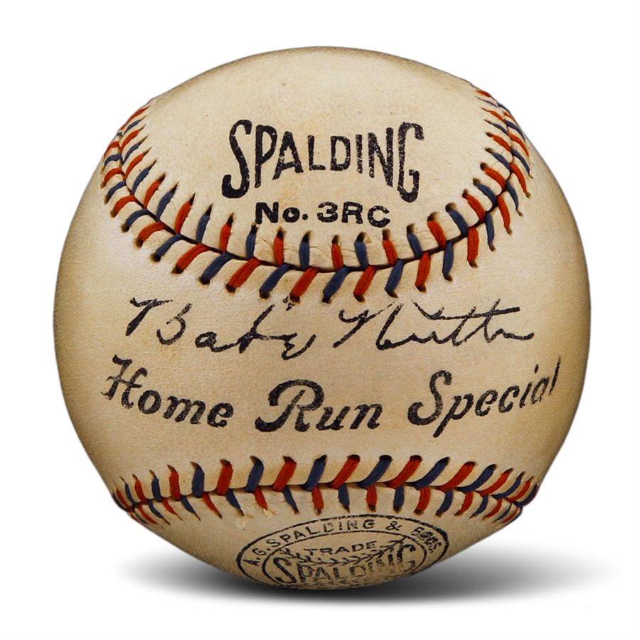 Ruth and Gehrig - Babe Ruth Home Run Special Baseball In Original Box