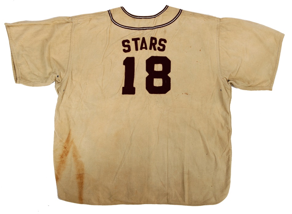 1940's Detroit Stars Negro League Game Worn Uniform
