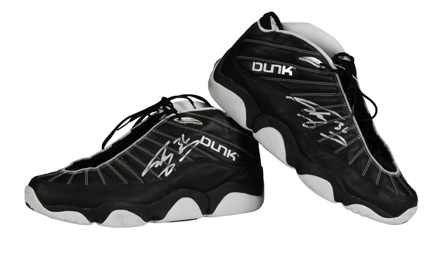 Basketball - Shaquille O'Neal Signed and Worn Dunk Sneakers