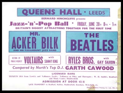 The Beatles - June 28, 1963 Handbill