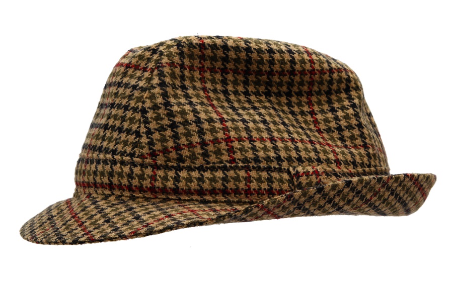 Football - Coach Bear Bryant's Hounds Tooth Hat Circa 1965-1970