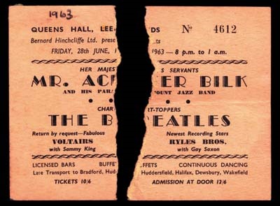 The Beatles - June 28, 1963 Tickets
