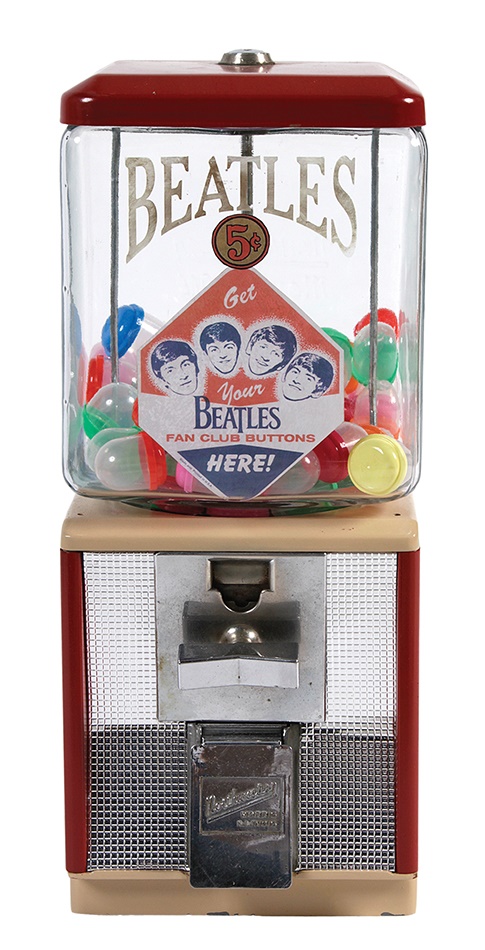 Rock 'n'  Roll - 1960's Beatles Gum Ball Machine