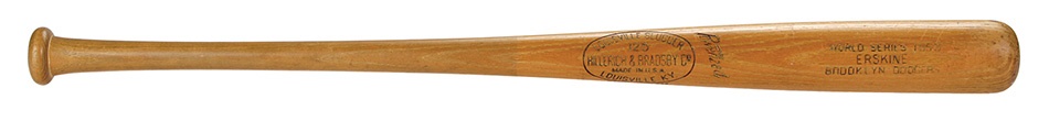 The Carl Erskine Collection - 1953 Carl Erskine Game Used World Series Bat