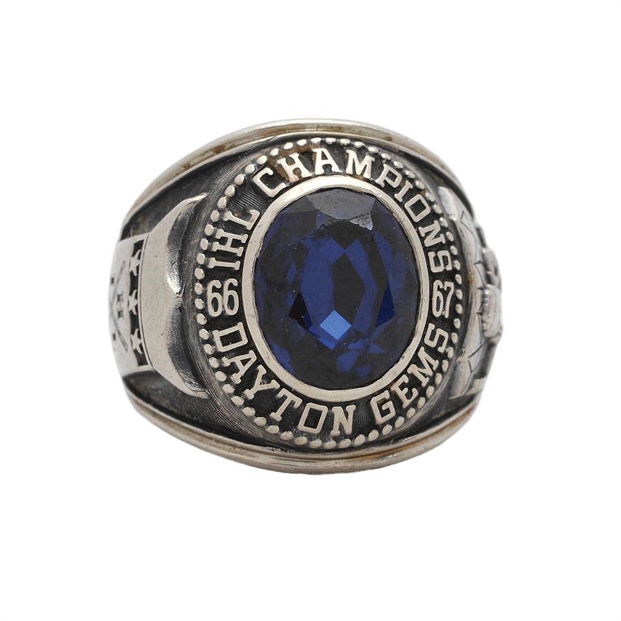 - 1966-67 Dayton Gems IHL Championship Ring