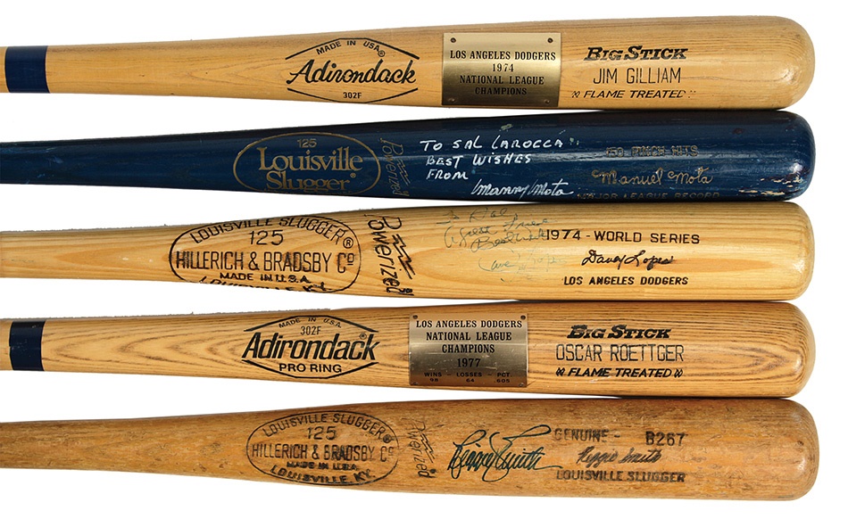 The Sal LaRocca Collection - 1970s Los Angeles Dodgers Bat Collection (5)