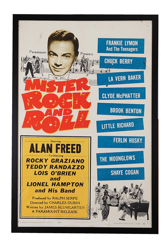 - 1957 Alan Freed Mr. Rock and Roll Movie Poster