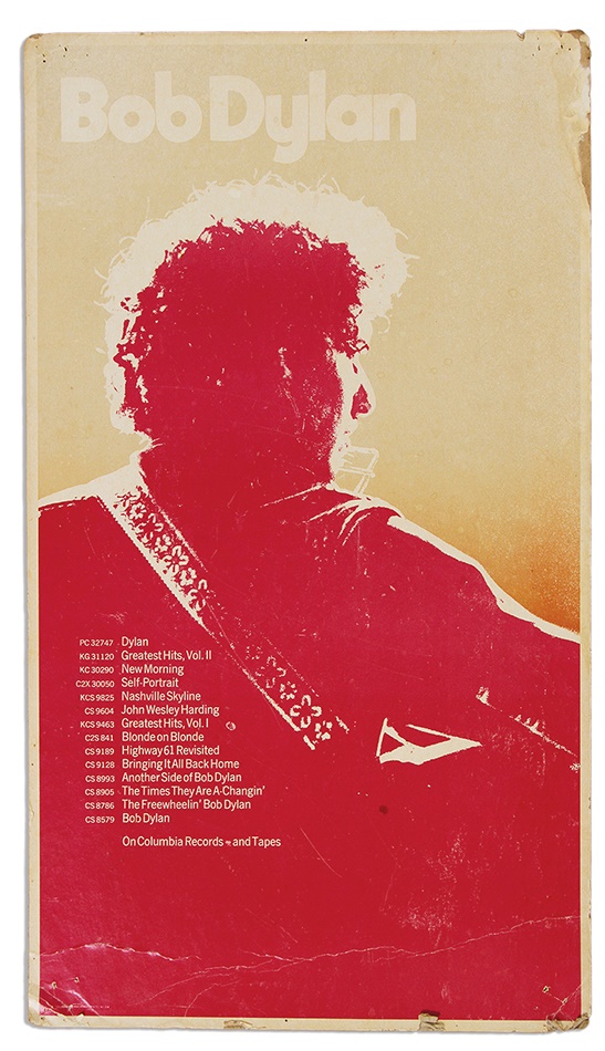 Rock 'n'  Roll - 1970's Bob Dylan Columbia Promotional Poster