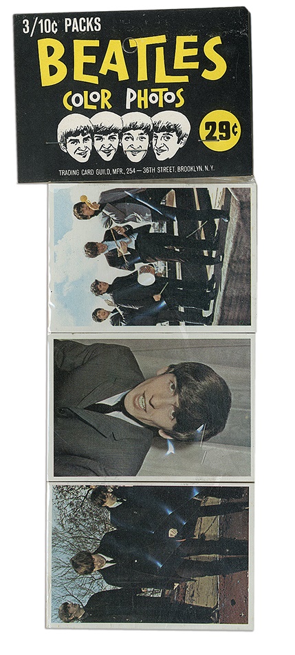 - 1964 Topps Beatles rock Packs (2)