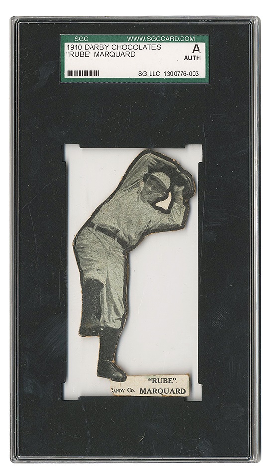 Sports and Non Sports Cards - 1910 Darby Chocolates Rube Marquard Newly Discovered Example
