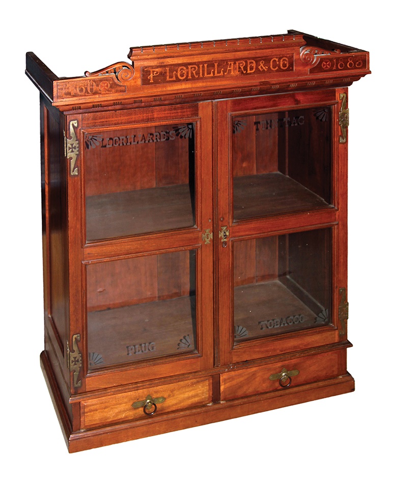 The Bert Sugar Collection - 19th Century Lorillard Tobacco Cabinet