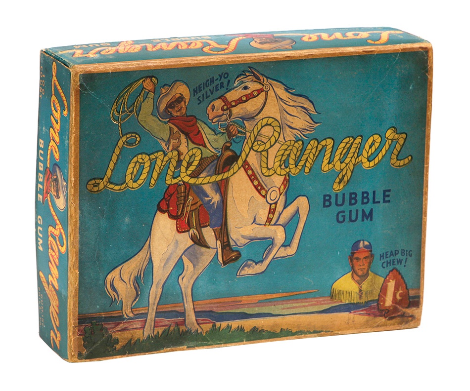 Sports and Non Sports Cards - Lone Ranger Bubble Gum Display Box