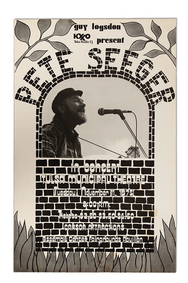 Rock 'n'  Roll - 1975 Pete Seeger Concert Poster