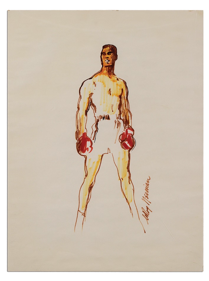 - Muhammad Ali Original Artwork by LeRoy Neiman