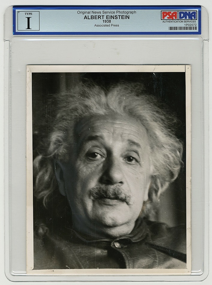 - Albert Einstein Portrait Photo 1938