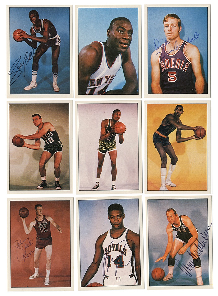 - Basketball Hall of Famers Signed Cards (26)