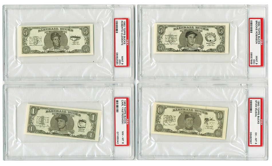 Sports and Non Sports Cards - 1962 Topps Baseball Bucks Partial Set All PSA Graded (41)