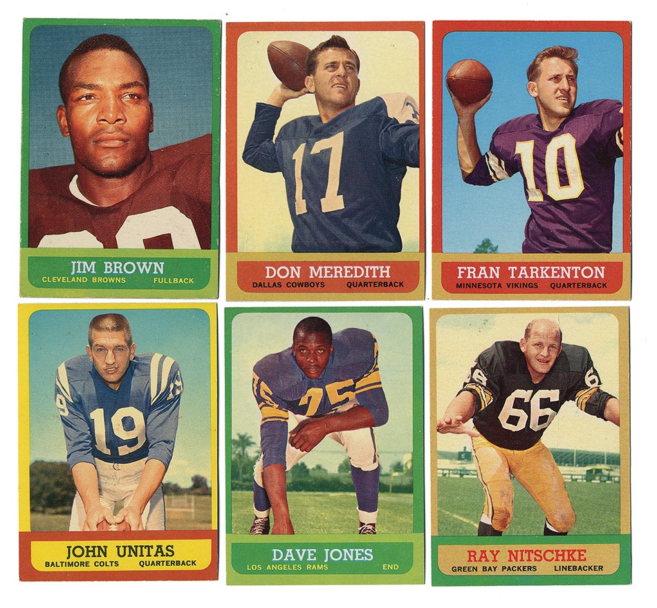 Sports and Non Sports Cards - 1963 Topps FootBall Card Set
