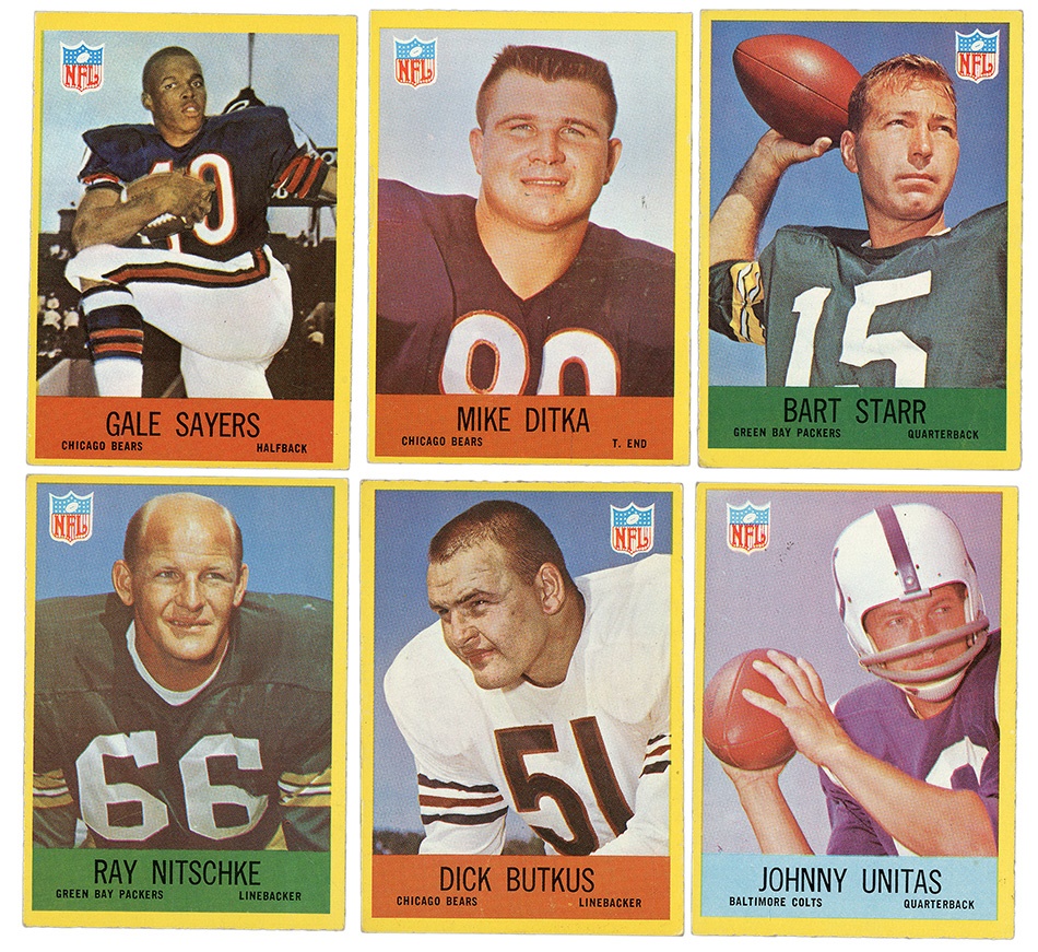 Sports and Non Sports Cards - 1967 Philadelphia Football Complete Set