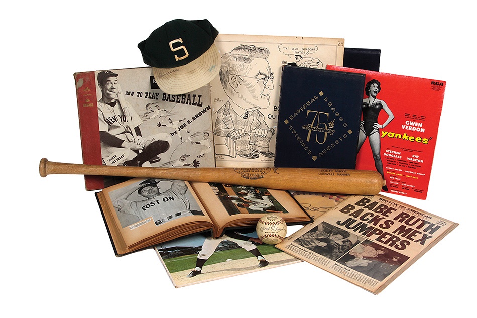 Boston Sports - Old Boston Braves & Baseball Memorabilia Collection (24 pieces)