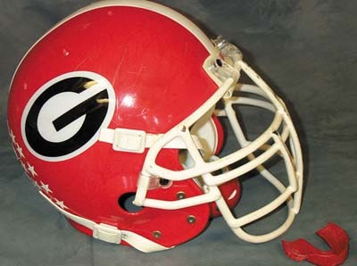 Football - "Goldberg" University of Georgia Game Used Football Helmet