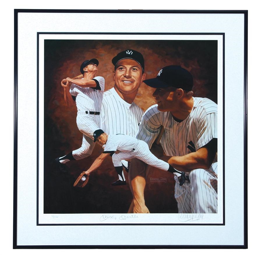 - Mickey Mantle Signed Limited Edition Print #6 out 536