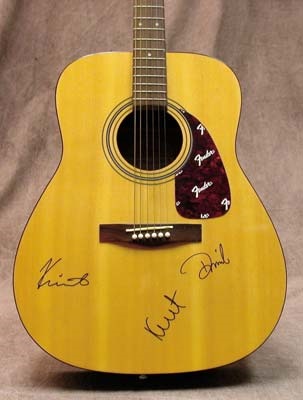 Musical Instruments - Nirvana Signed Acoustic Guitar