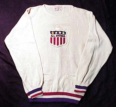 - 1943 Otto Graham All American Sweater