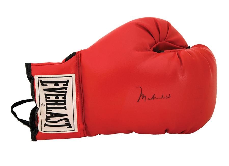 - Muhammad Ali Glove Signed for Floyd Patterson