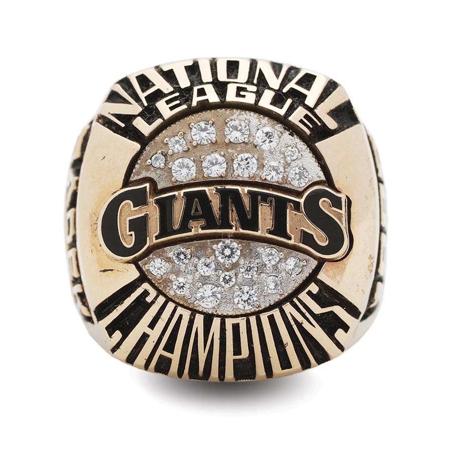 Sports Rings And Awards - 1989 San Francisco Giants World Series "Earthquake" Ring