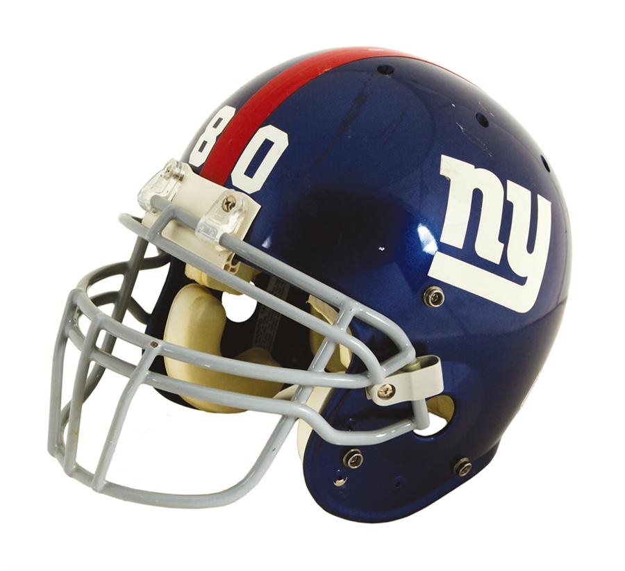- Jeremy Shockey New York Giants Game-Used Helmet