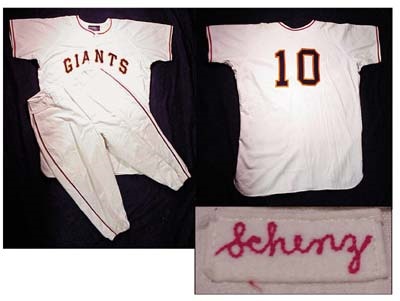 Giants - 1951 New York Giants Game Worn World Series Jersey