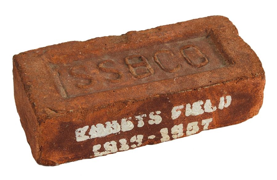 Original Brick Form Ebbets Field Home Of The Brooklyn Dodgers