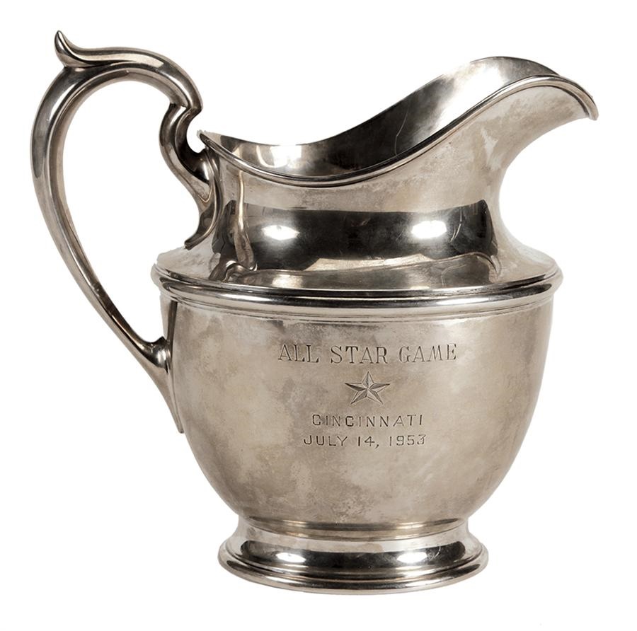 Sports Rings And Awards - 1953 All-Star Game Presentation Sterling Silver Water Pitcher