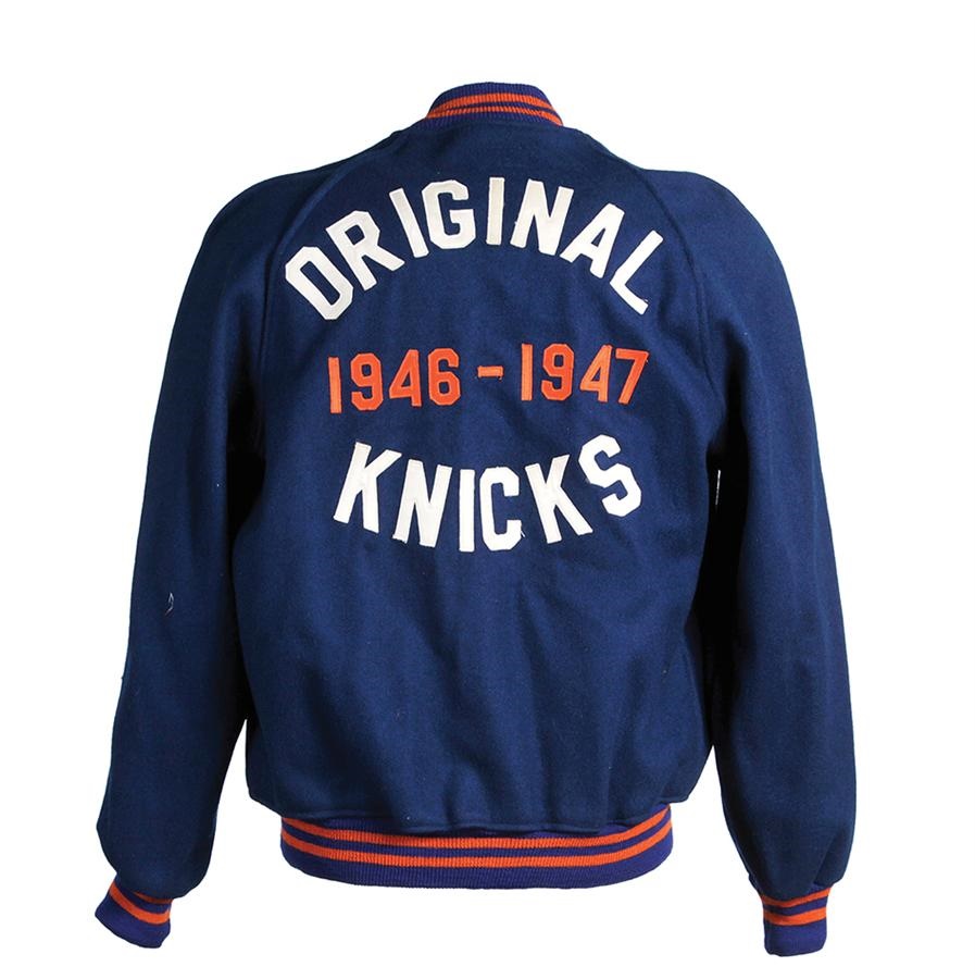 The Ossie Schectman Collection - New York Knicks Jacket Given to The Original Knicks Players Closing Night of the Garden 1968