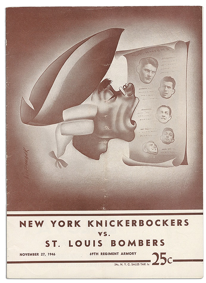 - Collection of Programs from The New York Knicks First Season(28)
