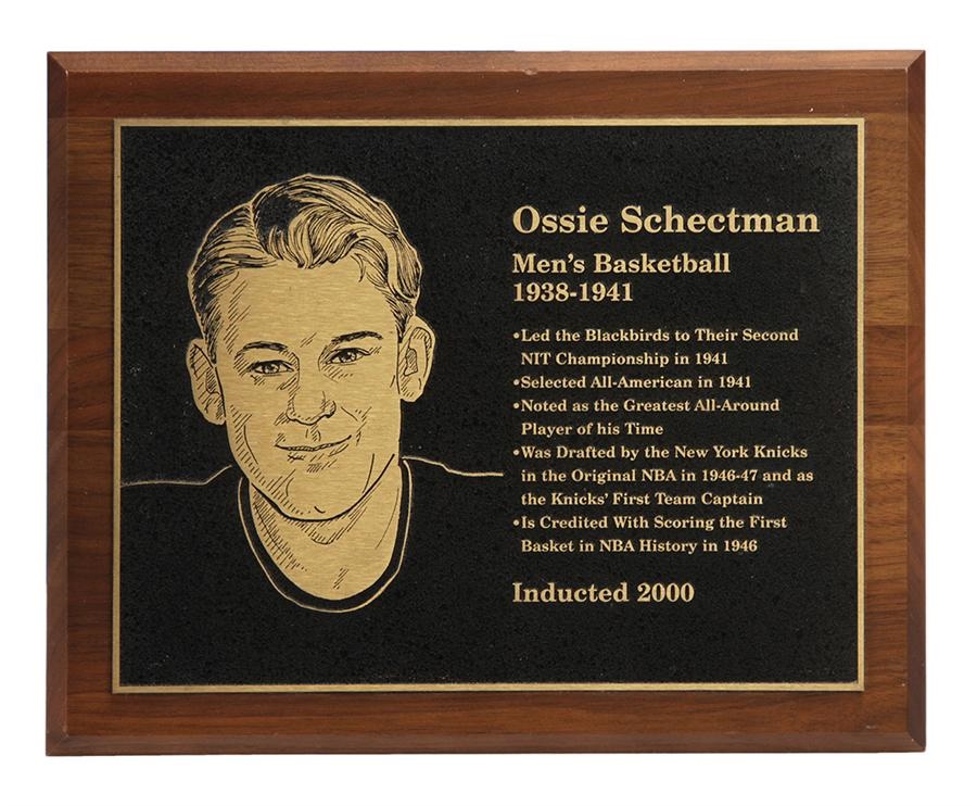 The Ossie Schectman Collection - LIU Plaques Presented to Ossie Schectman (2)