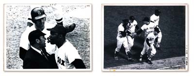 Boston Sports - 1920's-60's Boston Red Sox Wire Photograph Collection (100+)