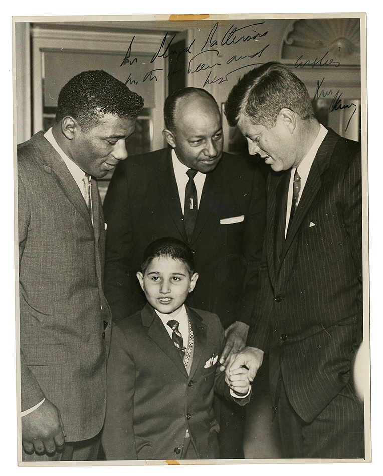- President John F. Kennedy Signed Photo to Floyd Patterson