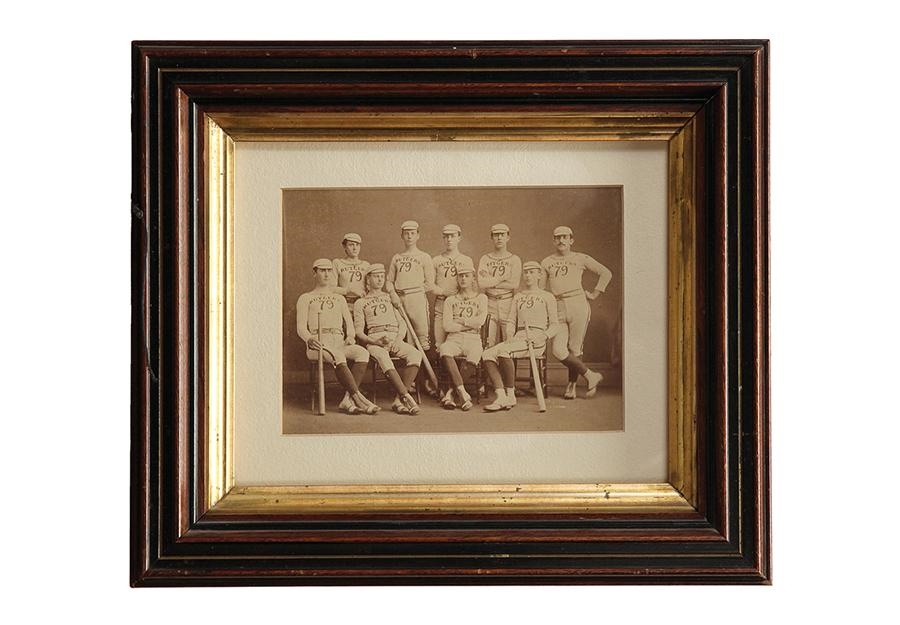 - 1879 Rutgers Baseball Team Albumen Photograph
